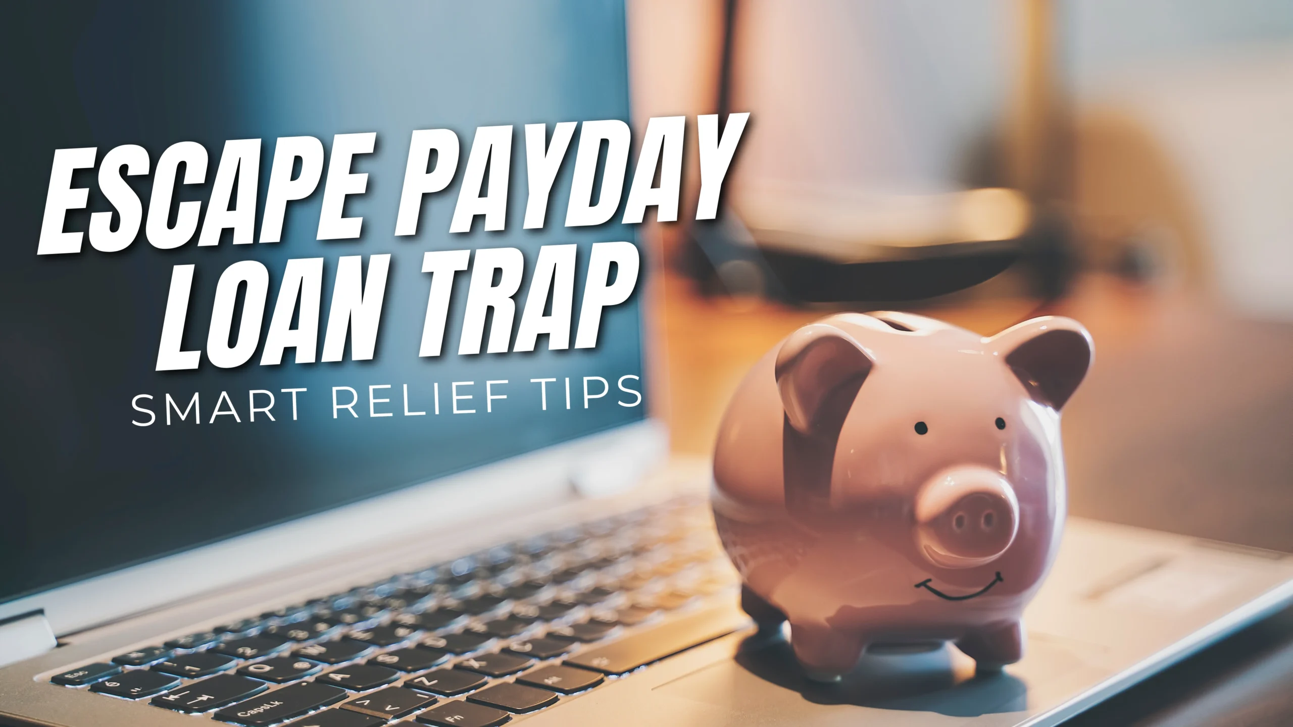 Person breaking free from payday loan trap with smart financial relief strategies and debt management tips Let me know if you want shorter, more visual, or more keyword-focused variations.