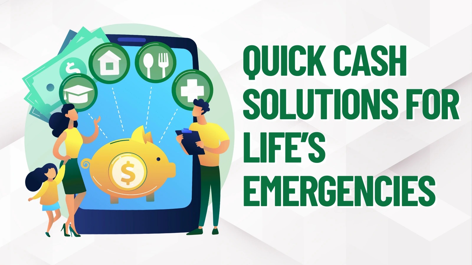 A person relieved after receiving emergency cash online, symbolizing quick financial solutions in urgent situations